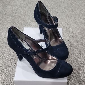 Alfani Navy Blue Mary Jane Heels
